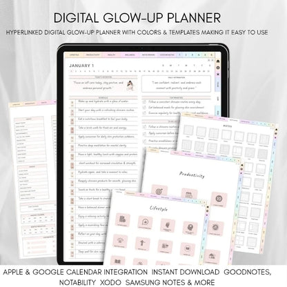 Glow Up planner