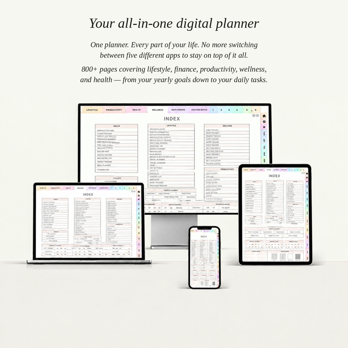 All In One Digital Planner