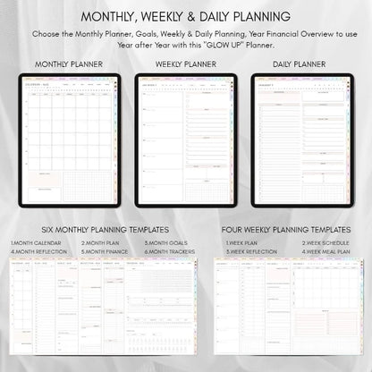 Glow Up planner